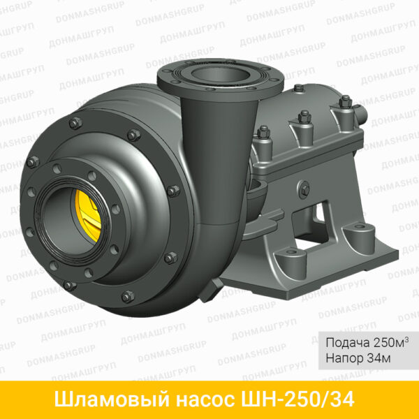 Изображение (3D модель) шламового насоса ШН-250/34 производства ДОНМАШГРУП