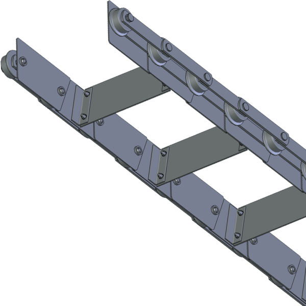 3D изображения цепи скребковой В-650 конвейера КСГС-6